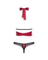 OBSESSIVE SENSUELIA SET DOS PIEZAS ROJO L XL