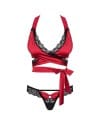 OBSESSIVE SENSUELIA SET DOS PIEZAS ROJO L XL