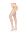 LEG AVENUE MEDIAS RED SIN ENTREPIERNA BLANCO