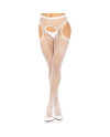 LEG AVENUE MEDIAS RED SIN ENTREPIERNA BLANCO