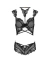 LIVCO CORSETTI FASHION PALMENOM LC 90614 SUJETADOR PANTY NEGRO