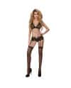 LIVCO CORSETTI FASHION BELITA LC 90231 SUJETADOR PANTY LIGUERO NEGRO S M