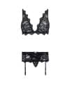 LIVCO CORSETTI FASHION BELITA LC 90231 SUJETADOR PANTY LIGUERO NEGRO S M