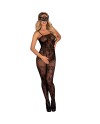 LIVCO CORSETTI FASHION CARISSM LC XG051 BODYSTOCKING CROTCHLESS NEGRO TALLA uNICA