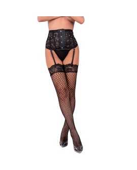 LIVCO CORSETTI FASHION - JELLY LC 90673 LIGUERO + MEDIAS NEGRO