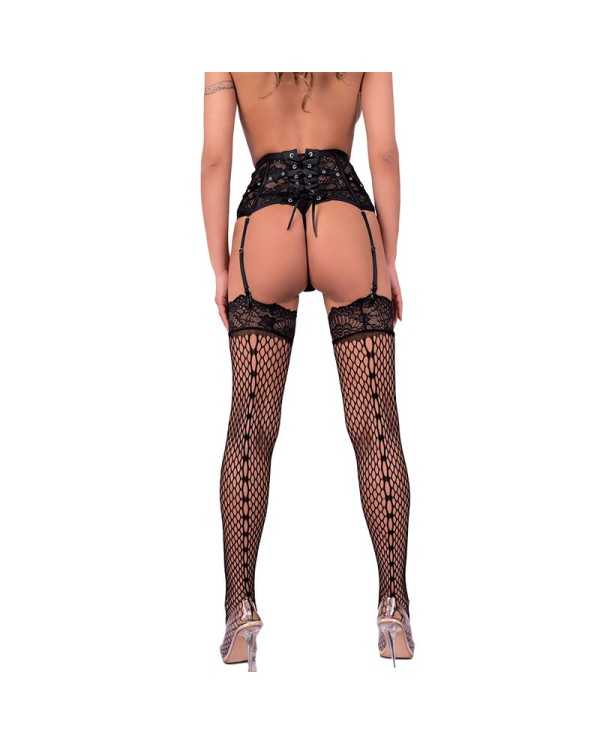 LIVCO CORSETTI FASHION JELLY LC 90673 LIGUERO MEDIAS NEGRO