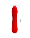 PRETTY LOVE CETUS VIBRADOR RECARGABLE ROJO