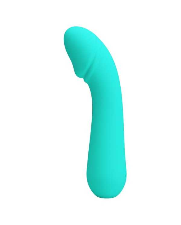 PRETTY LOVE CETUS VIBRADOR RECARGABLE VERDE AGUA