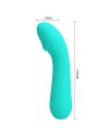 PRETTY LOVE CETUS VIBRADOR RECARGABLE VERDE AGUA