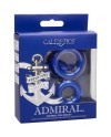 ADMIRAL SET 3 ANILLOS PARA PENE AZUL