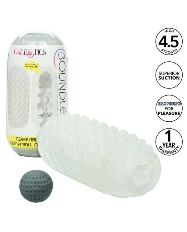 CALIFORNIA EXOTICS BOUNDLESS STROKER BLANDO REVERSIBLE GRIS