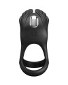 PRETTY LOVE ANILLO VIBRADOR SILAS 7 VIBRACIONES SILICONA NEGRO