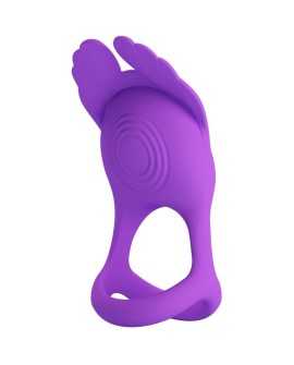 PRETTY LOVE - ANILLO VIBRADOR SILAS 7 VIBRACIONES SILICONA LILA