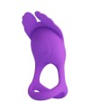 PRETTY LOVE ANILLO VIBRADOR SILAS 7 VIBRACIONES SILICONA LILA