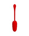 PRETTY LOVE HUEVO VIBRADOR CON TEXTURA MARINA RECARGABLE ROJO