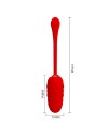 PRETTY LOVE HUEVO VIBRADOR CON TEXTURA MARINA RECARGABLE ROJO