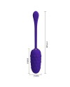 PRETTY LOVE HUEVO VIBRADOR CON TEXTURA MARINA RECARGABLE LILA