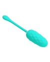 PRETTY LOVE HUEVO VIBRADOR CON TEXTURA MARINA RECARGABLE VERDE AGUA