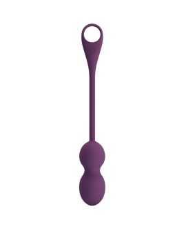 PRETTY LOVE - ELVIRA KEGEL BALLS APP CONTROL REMOTO MORADO