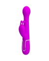 PRETTY LOVE DEJON VIBRADOR RABBIT 3 EN 1 MULTIFUNCIoN VIOLETA