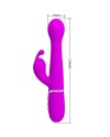 PRETTY LOVE DEJON VIBRADOR RABBIT 3 EN 1 MULTIFUNCIoN VIOLETA