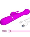 PRETTY LOVE DEJON VIBRADOR RABBIT 3 EN 1 MULTIFUNCIoN VIOLETA