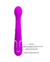 PRETTY LOVE DEJON VIBRADOR RABBIT 3 EN 1 MULTIFUNCIoN VIOLETA