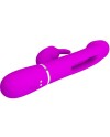 PRETTY LOVE KAMPAS VIBRADOR RABBIT 3 EN 1 MULTIFUNCIoN CON LENGUA VIOLETA