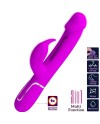 PRETTY LOVE KAMPAS VIBRADOR RABBIT 3 EN 1 MULTIFUNCIoN CON LENGUA VIOLETA