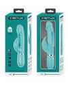 PRETTY LOVE KAMPAS VIBRADOR RABBIT 3 EN 1 MULTIFUNCIoN CON LENGUA VERDE AGUA