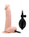 BAILE INFLATABLE DILDO HINCHABLE REALISTICO CON VENTOSA 15 CM