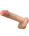 PRETTY LOVE SLIDING SKIN SERIES DILDO REALiSTICO CON VENTOSA PIEL DESLIZANTE 26 CM