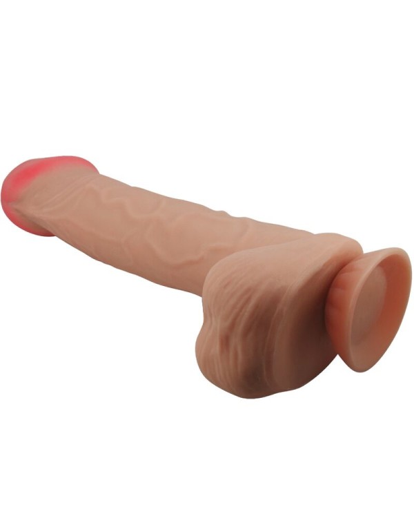 PRETTY LOVE SLIDING SKIN SERIES DILDO REALiSTICO CON VENTOSA PIEL DESLIZANTE 26 CM