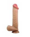 PRETTY LOVE SLIDING SKIN SERIES DILDO REALiSTICO CON VENTOSA PIEL DESLIZANTE 26 CM