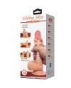 PRETTY LOVE SLIDING SKIN SERIES DILDO REALiSTICO CON VENTOSA PIEL DESLIZANTE 194 CM